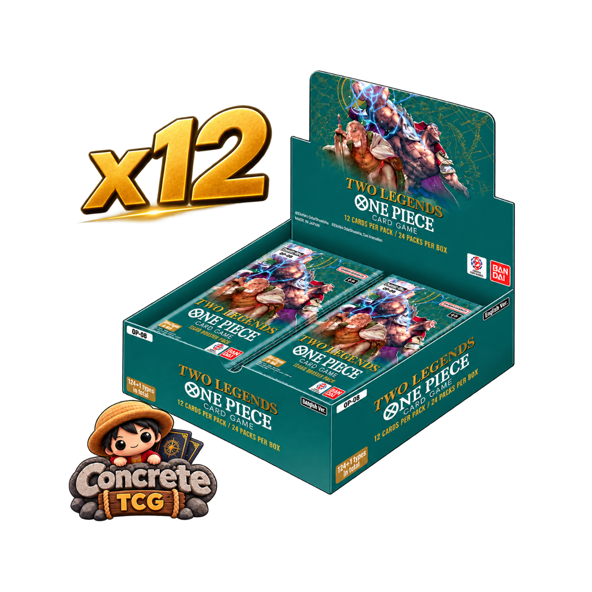 One Piece - TCG - [OP-08] Booster Box Sealed Case [English]