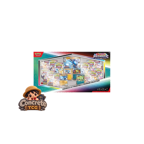 Pokemon TCG: Prismatic Evolutions Lucario ex & Tyranitar ex Premium Collection
